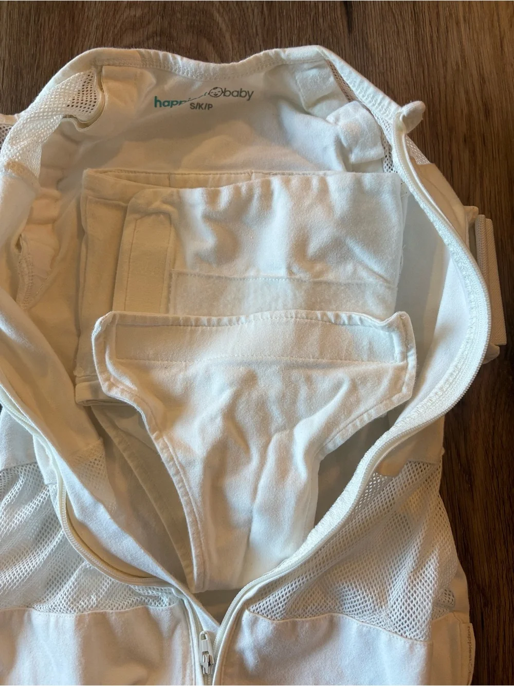 Happiest Baby Sleepsack for Snoo Crib White Size Small Used